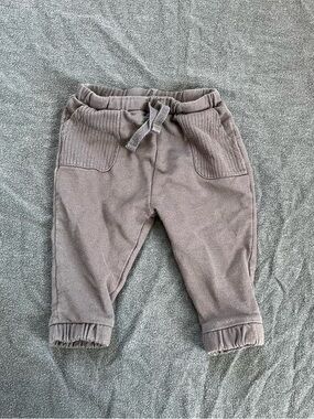 Cat & Jack baby boy grey jogger sweatpants with drawstring